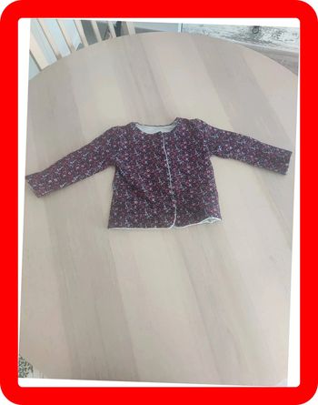 Gilet réversible 18 mois