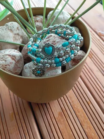 4 bracelets bohèmes