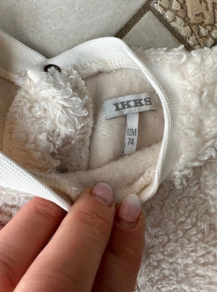 Robe peluche crème IKKS - photo numéro 3