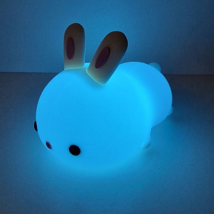 Veilleuse bebe lapin LED - Lumière douce - photo numéro 2