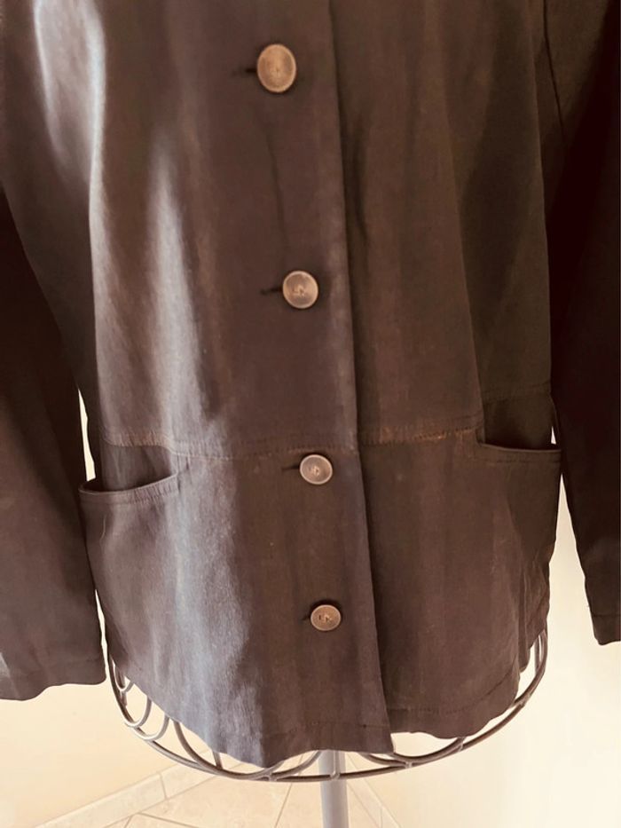Veste marron Eva Kayan Taille 42 - photo numéro 5