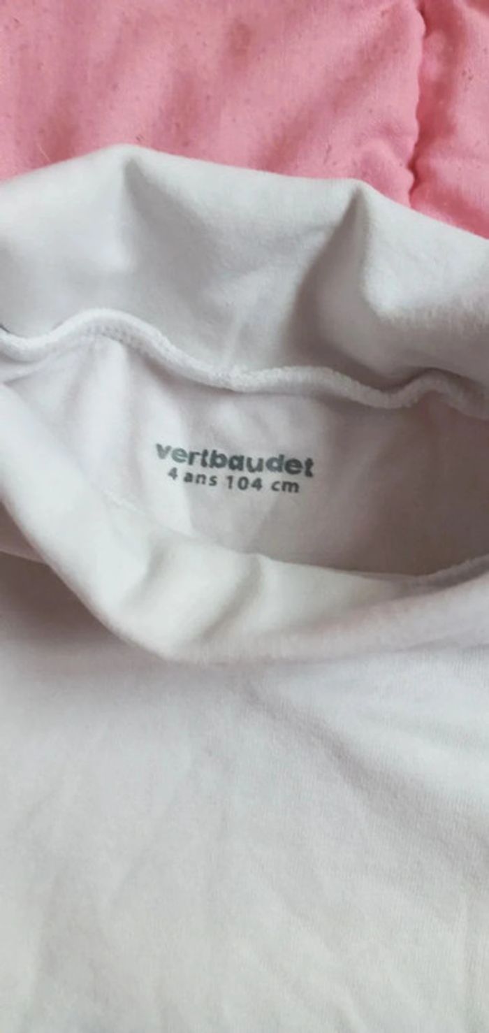 Sous pull Vertbaudet taille 4 ans - photo numéro 2