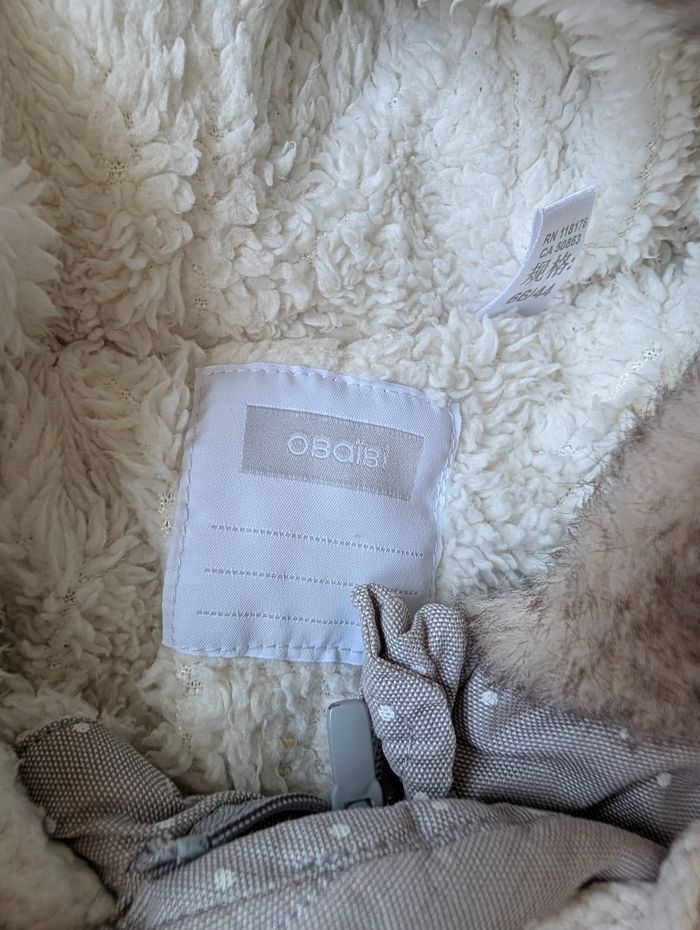 Combipilote polaire grise a poids fermeture plus pressions de marque obaibi 3/6 mois - photo numéro 8