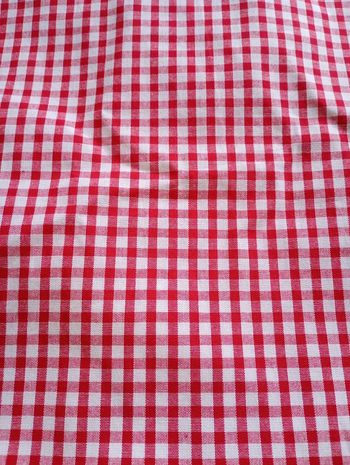 Tissu coton vichy neuf 