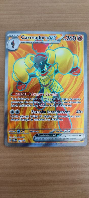 Carmadura EX SVP 125 promo carte pokémon