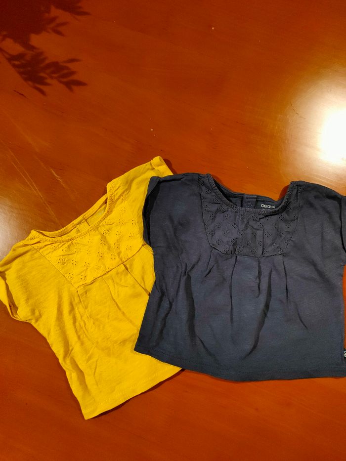 Lot de 2 tee-shirts fille