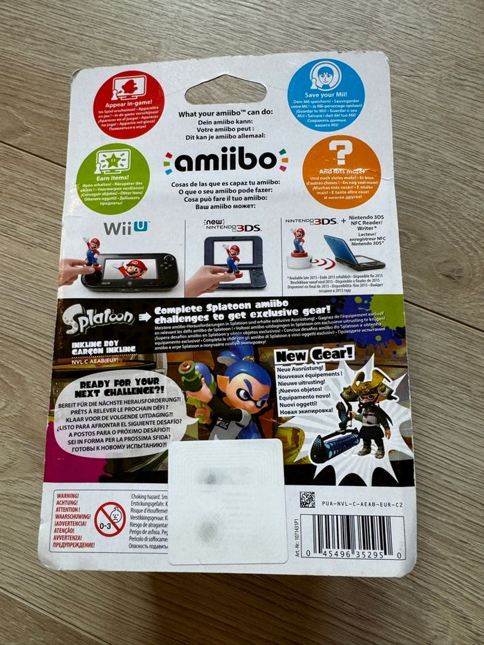 Amiibo Inkling Boy Splatoon - photo numéro 2