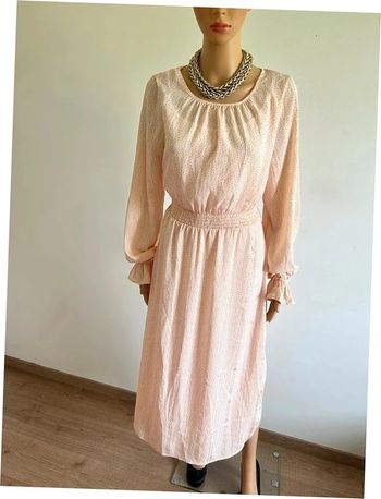 Robe longue rose claire neuve à manches longues NA-KD taille 38