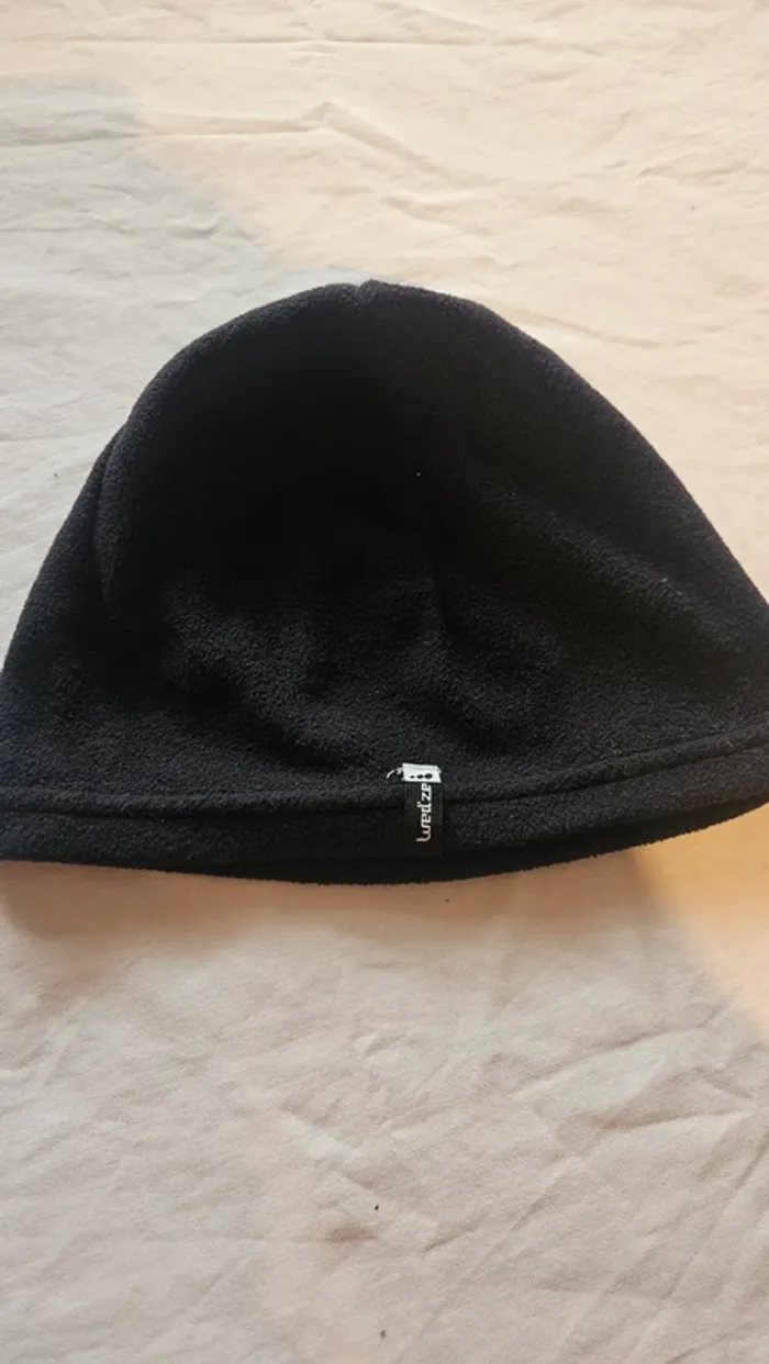 Bonnet polaire noir Wedze- chaud léger et confortable