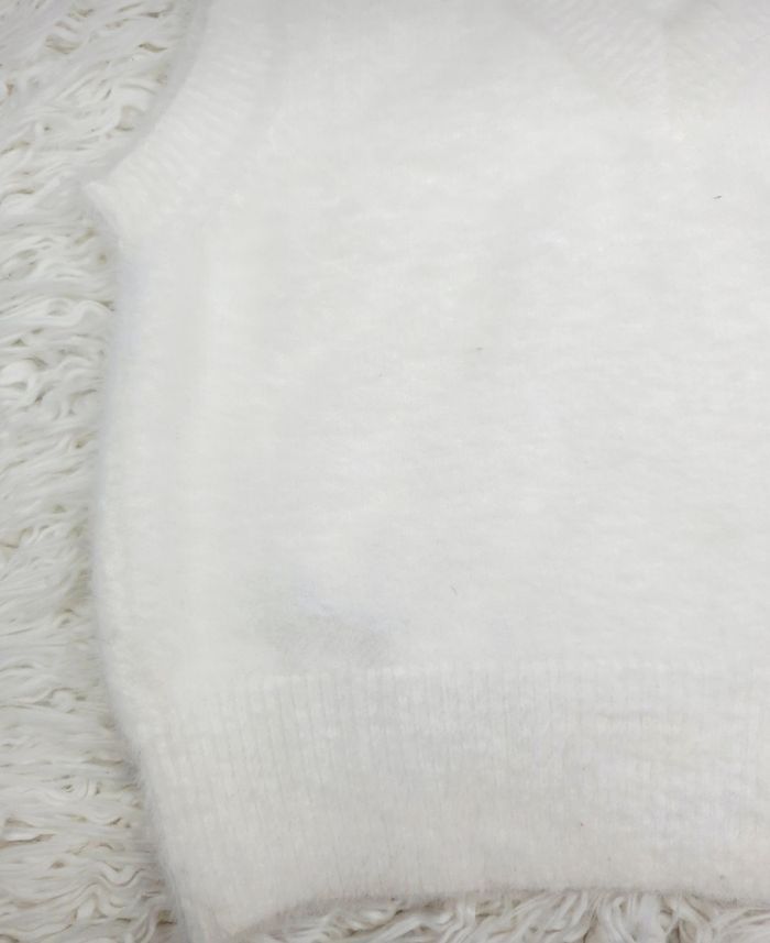 Pull peluche fluffy sans manches Fille taille S 12 ans marque Jennyfer 🦜 - photo numéro 4
