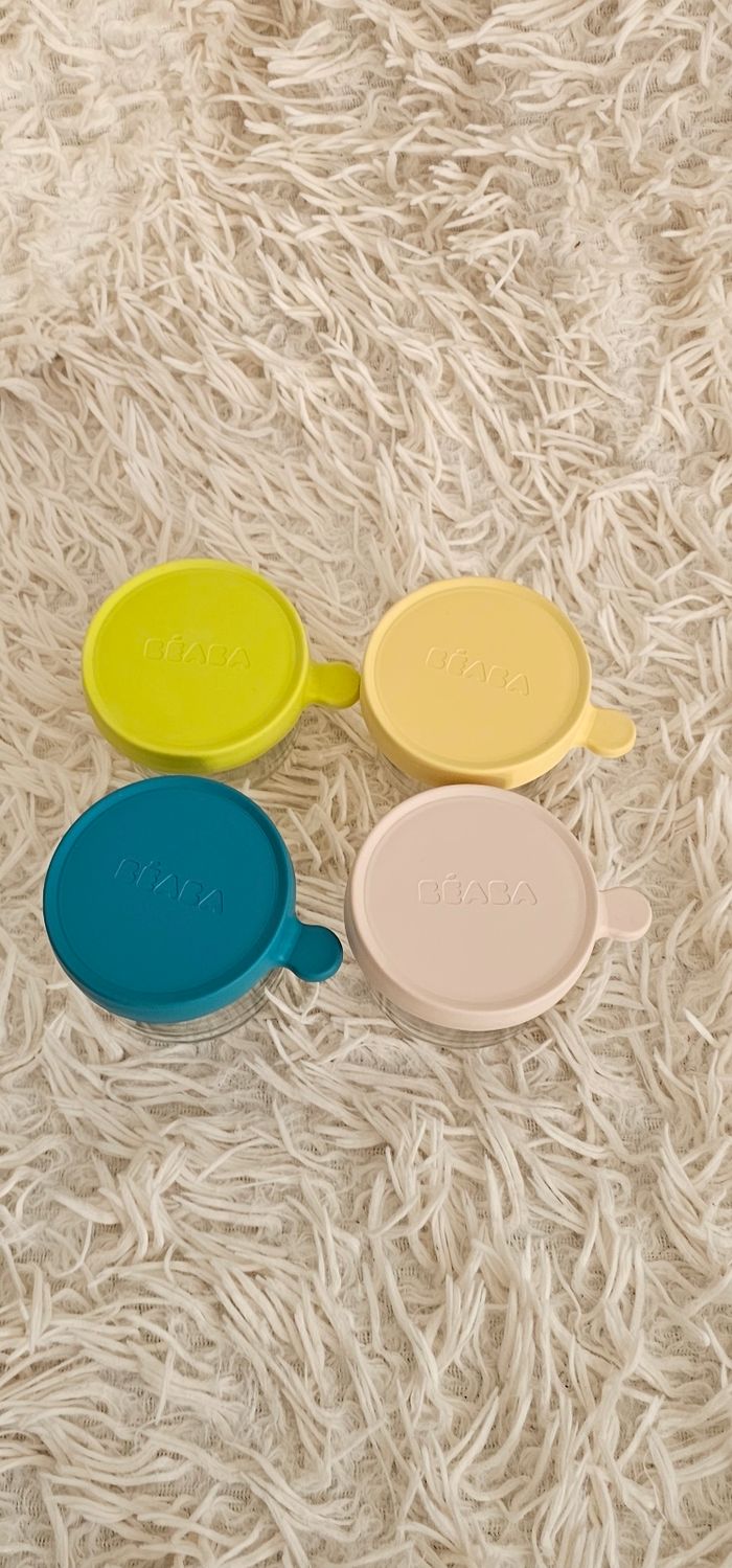 Lot de 4 pots en verres Béaba 150ml - photo numéro 2
