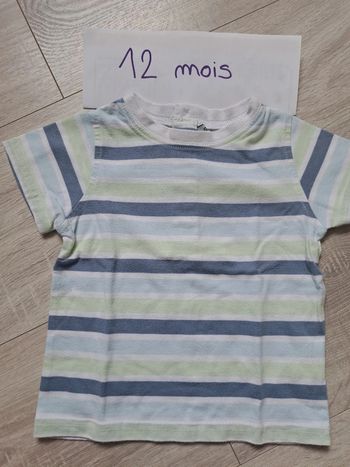 T-shirt 12 mois manches courtes