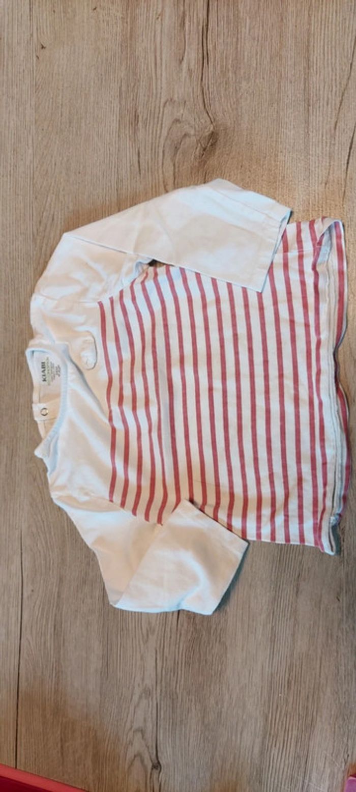 Pull ligné, léger, manches longues, Kiabi eco, taille 2 ans