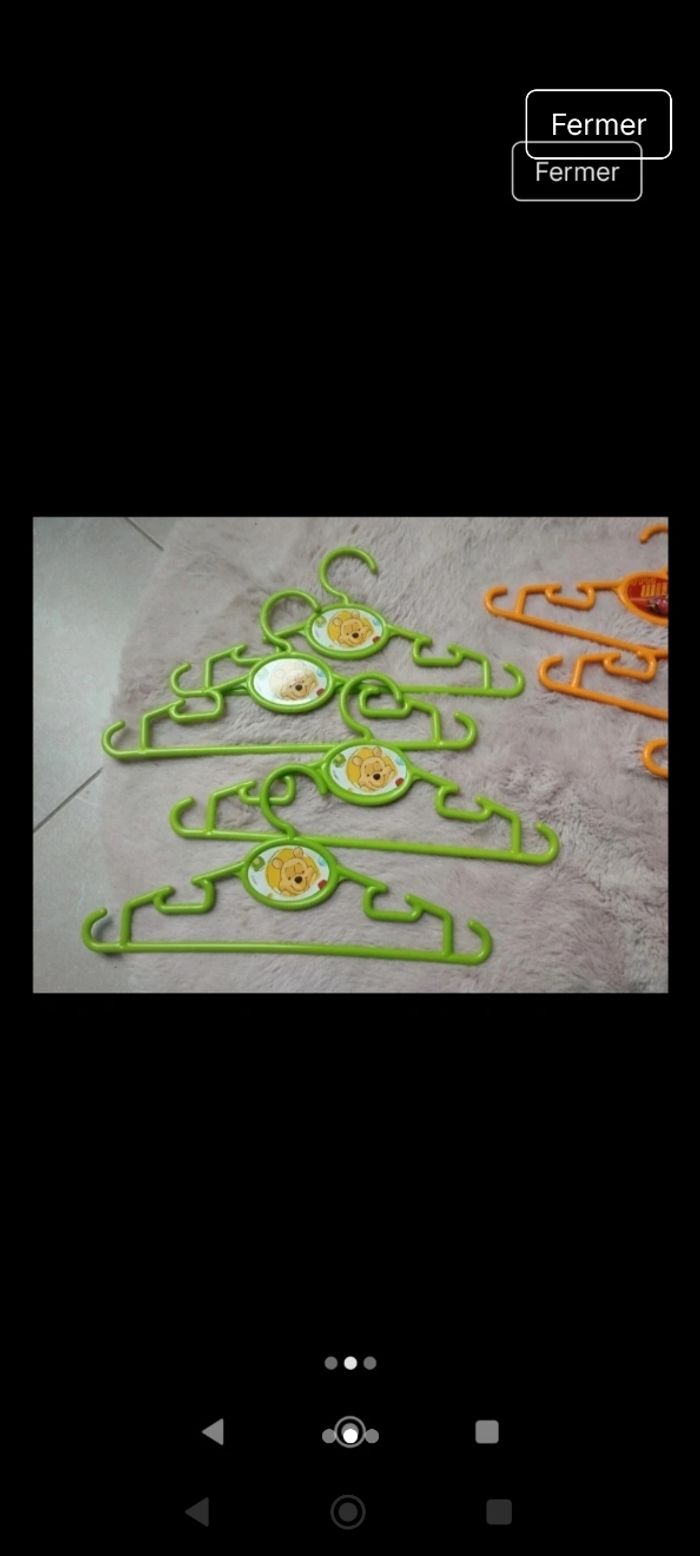 Lot de 8 cintres enfants - photo numéro 2