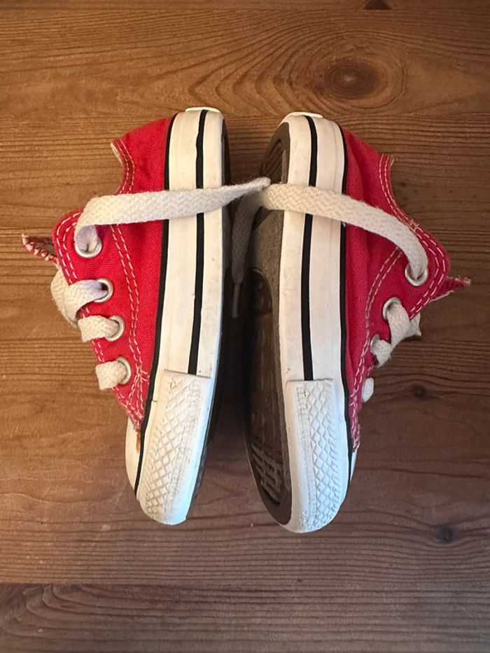 Converse basses rouge 21 - photo numéro 3