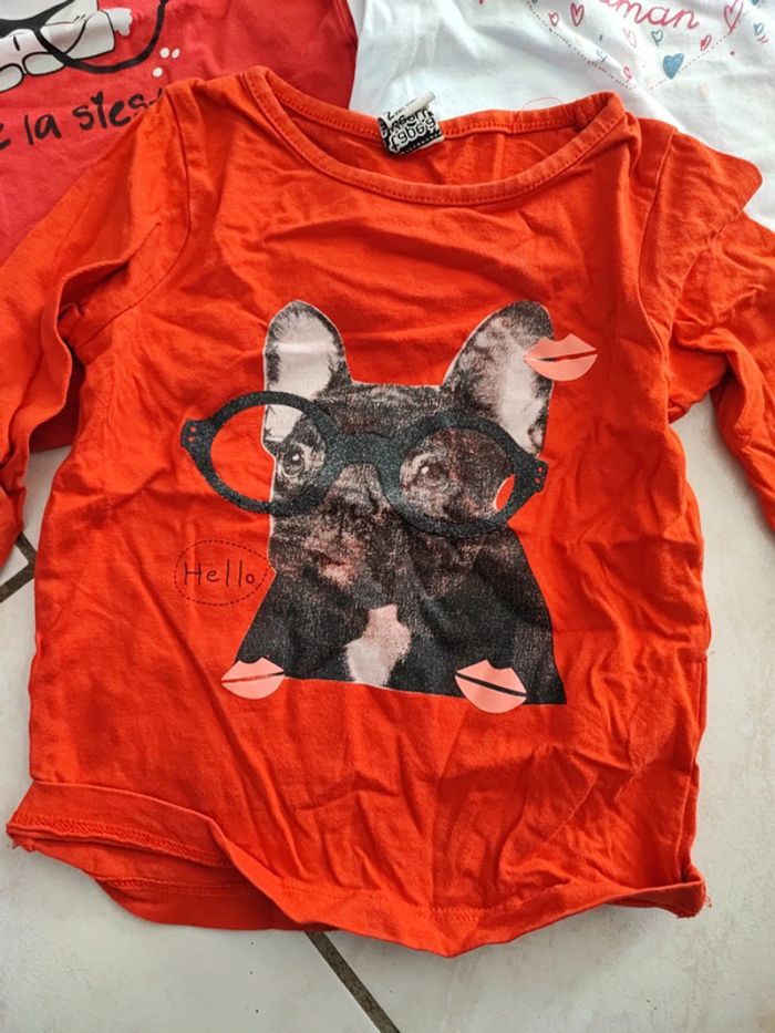 Lot t-shirts 24 mois - photo numéro 2