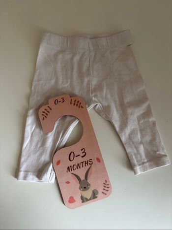 Legging bébé blanc