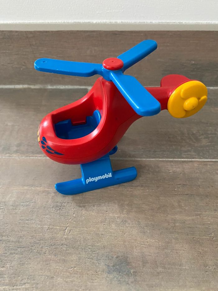 Hélicoptère playmobil 1.2.3