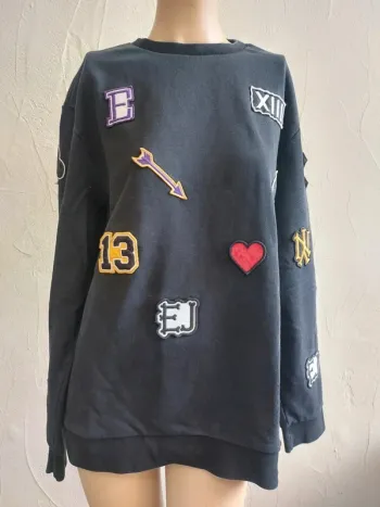 Sweatshirt avec motifs originaux Taille M