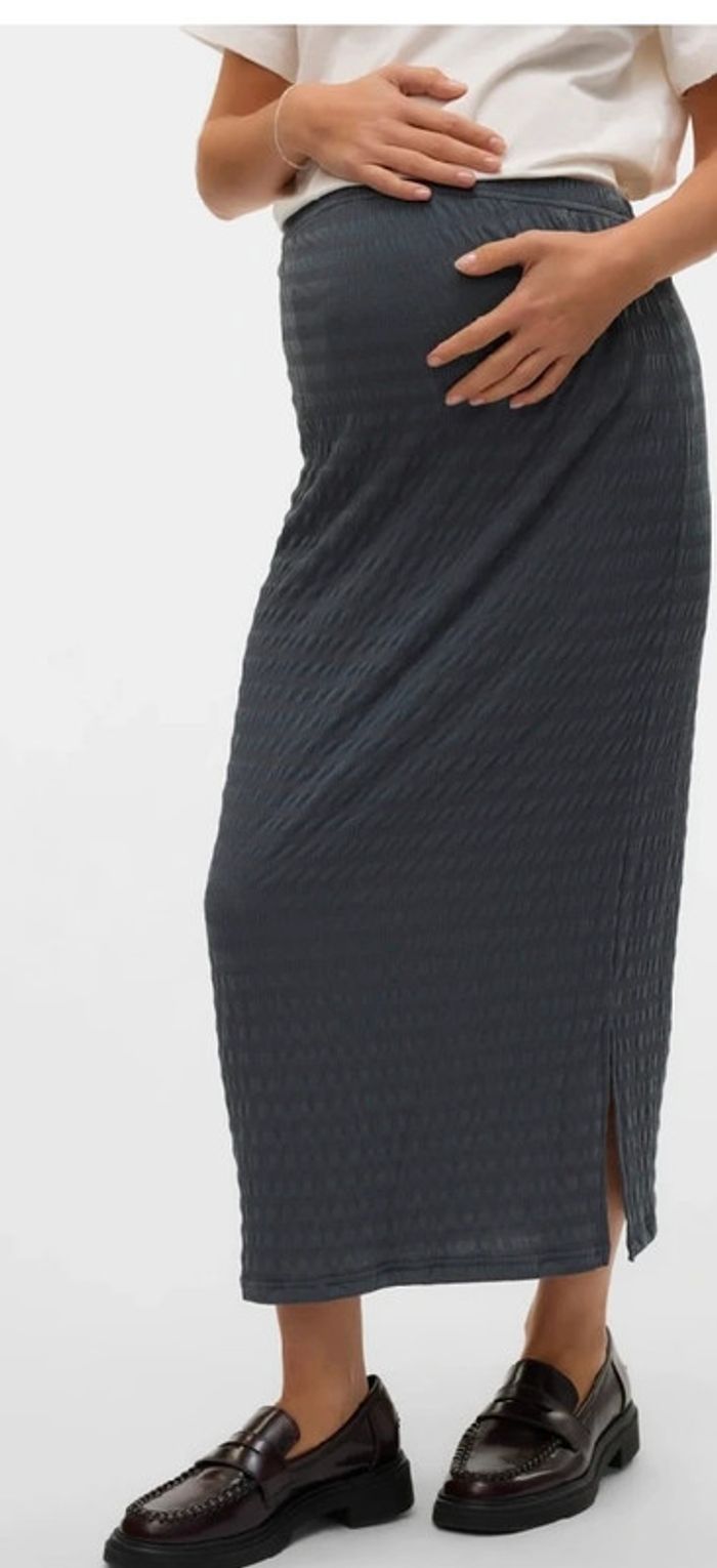 Jupe midi taille haute grossesse - Mama;Licious - photo numéro 6