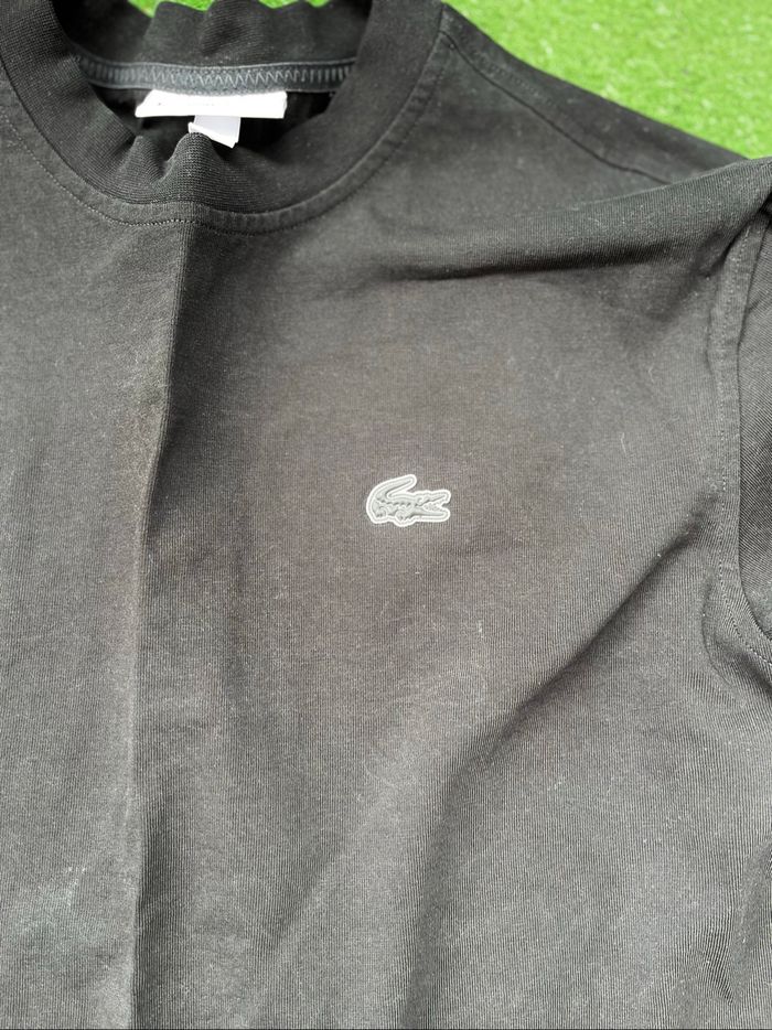 T-shirt Loose-Fit Noir Lacoste 🐊 - photo numéro 3