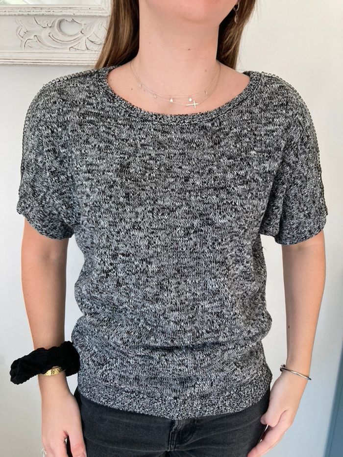 Pull manches courtes à perles Only Taille S