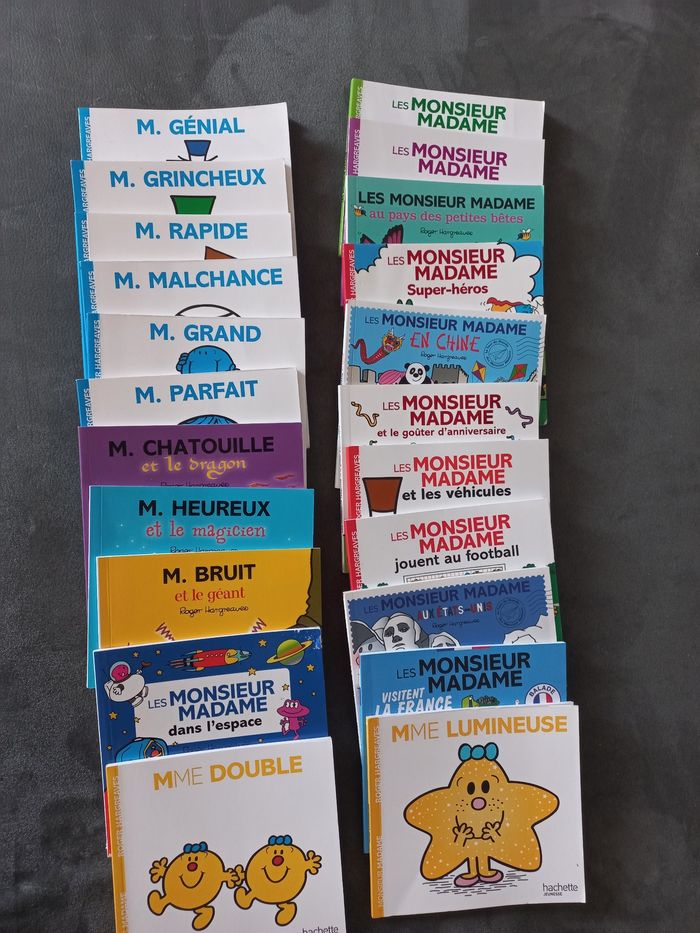 Lot 22 livres monsieur madame - photo numéro 2