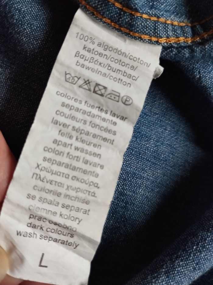 Chemise en jean Tex L - photo numéro 5