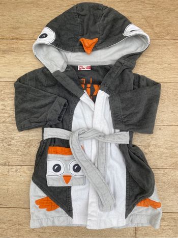 Peignoir robe de chambre enfant 2 ans