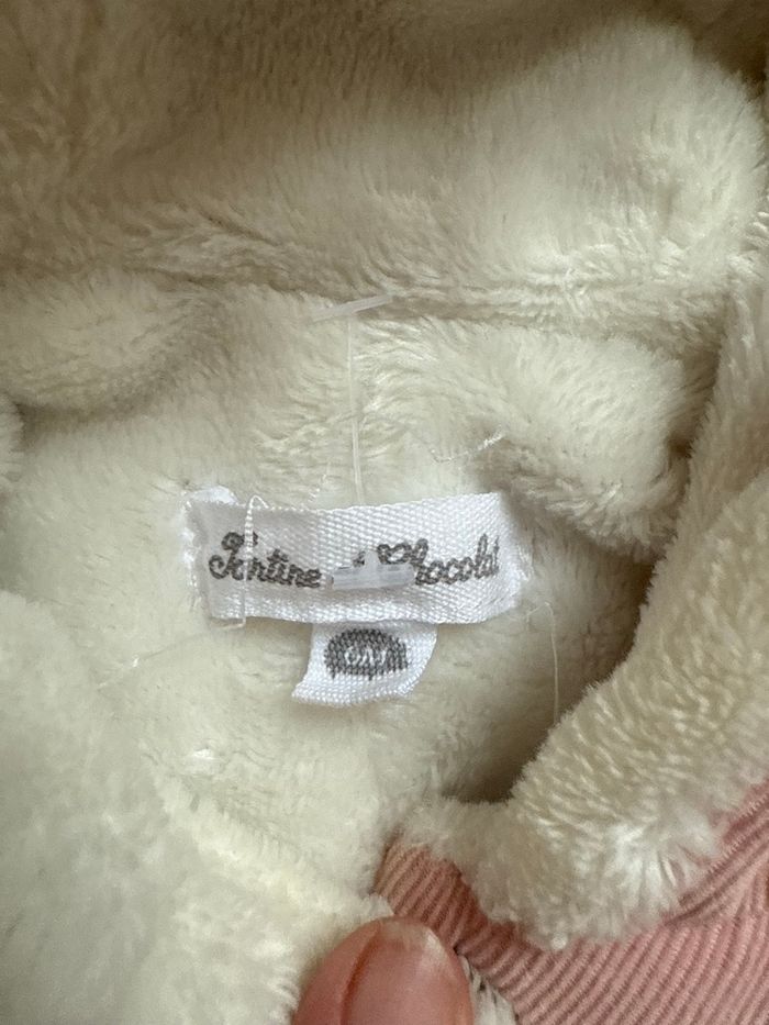 Combinaison pilote en velours côtelé vieux rose rare– 6 mois – Tartine et Chocolat - photo numéro 3