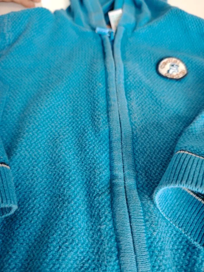 Gilet bleu - photo numéro 3