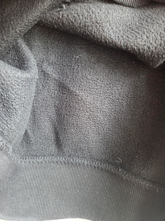 Sweat noir à capuche smog - taille s - photo numéro 4