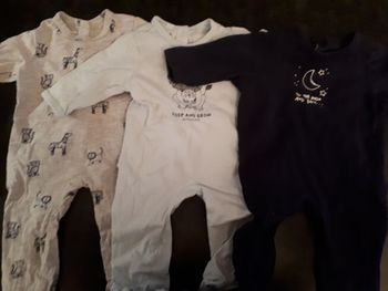 Lot de 3 pyjamas coton Verbaudet