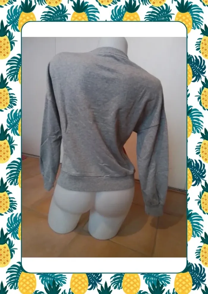 Sweat gris - photo numéro 3