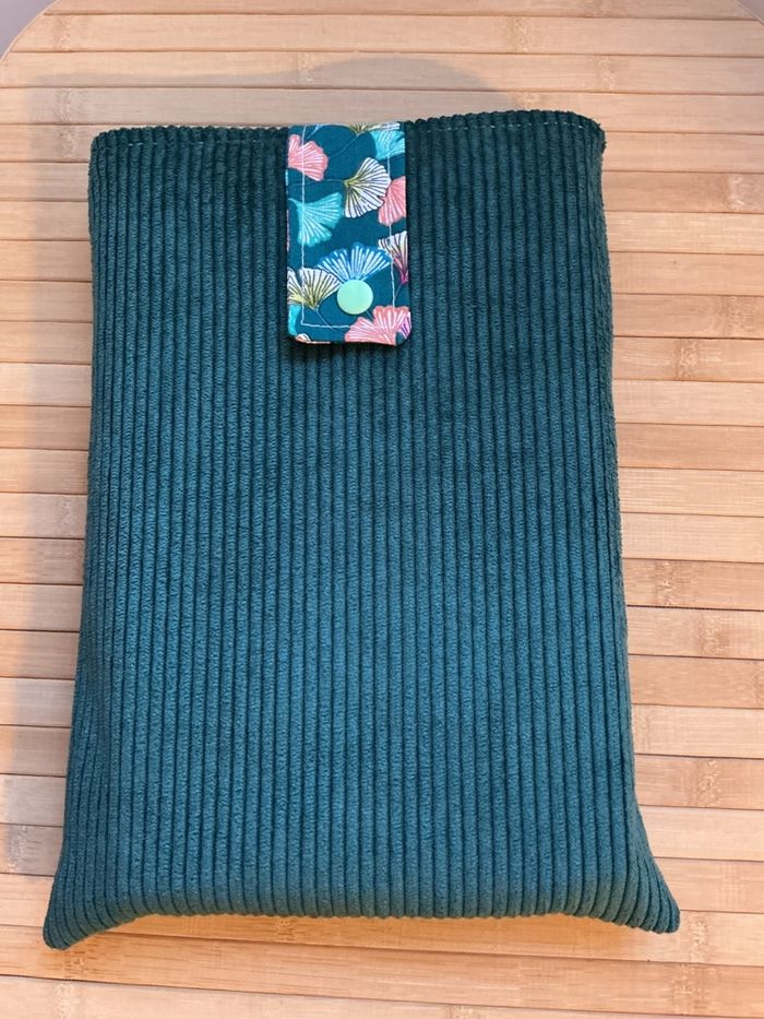 Pochette pour livre broché 28X21 vert sapin