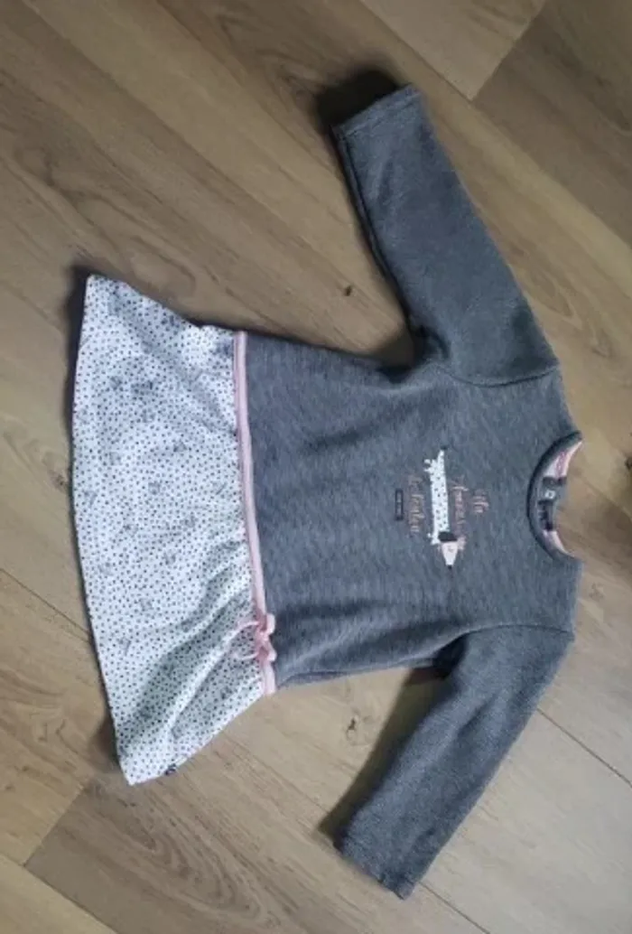 Robe molletonnée 24 mois
