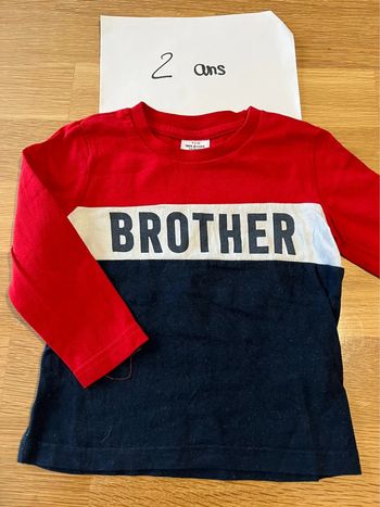 T shirt manches longues 2 ans