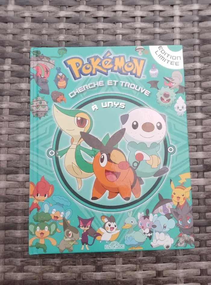 Livre enfant - Cherche et Trouve - Pokémon à Unys