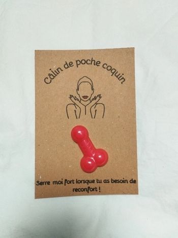 Câlin de poche zizi coquin humour st valentin
