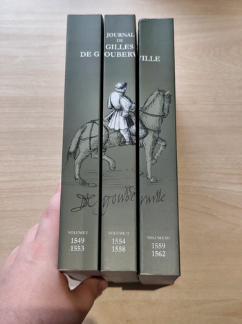 Lot de 3 volumes journal de ville de gouberville