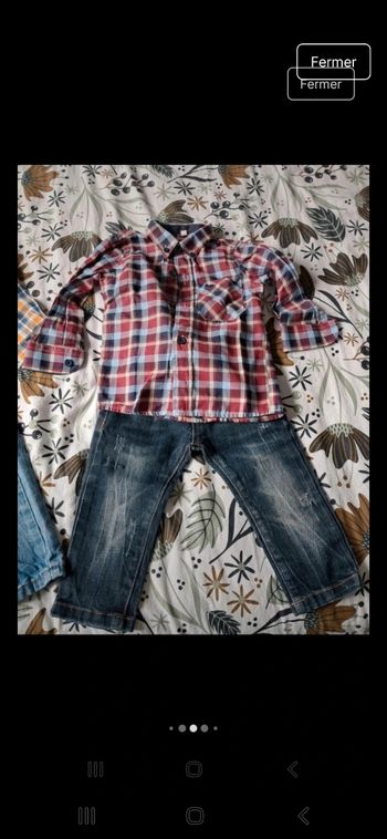 Ensemble jean et chemise