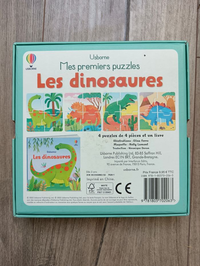 Coffret puzzle et livre dinosaure - photo numéro 4
