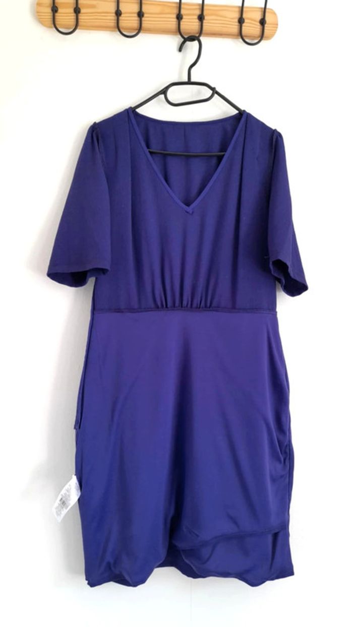 Robe Naf Naf violette T.40 - photo numéro 7