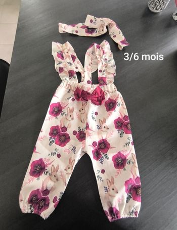 Joli salopette lapin