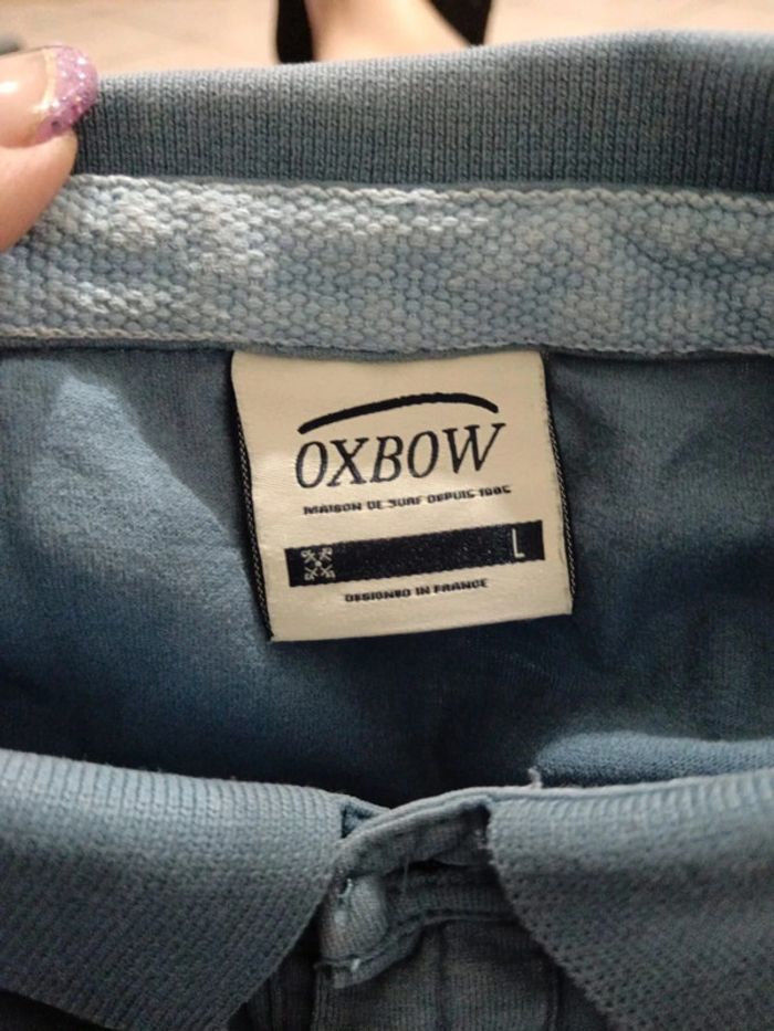 C55 polo bleu Oxbow L - photo numéro 3