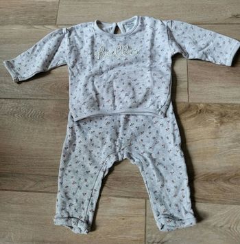 Ensemble fleuri décontracté taille 12 mois