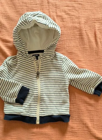 Gilet rayé