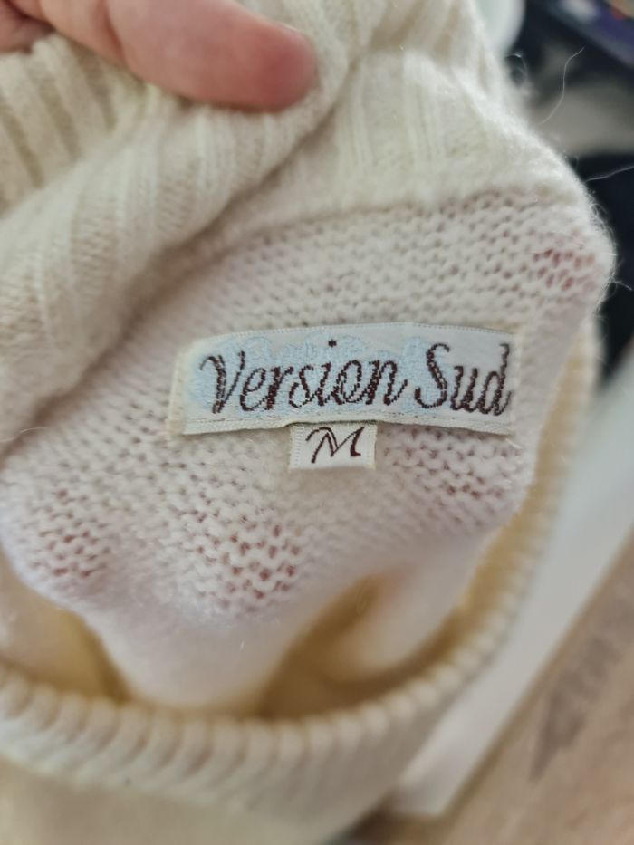 Pull Chaud taille 38 M écru - photo numéro 3