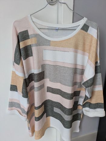 Superbe pull manches 3/4