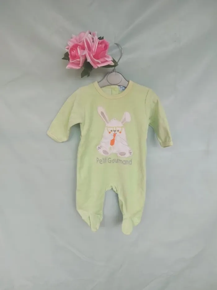 Pyjama / grenouillère mixte Prends ton pouce 1 mois